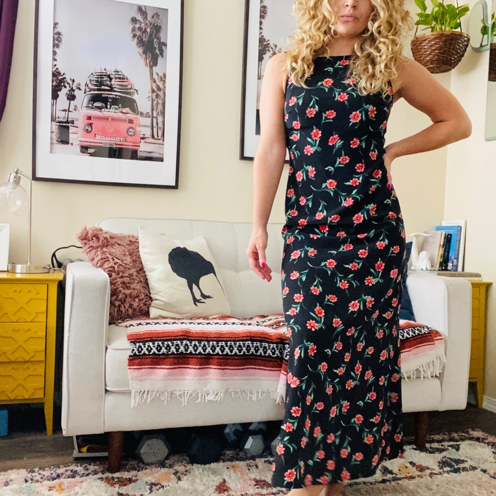 Esprit vintage maxi floral dress